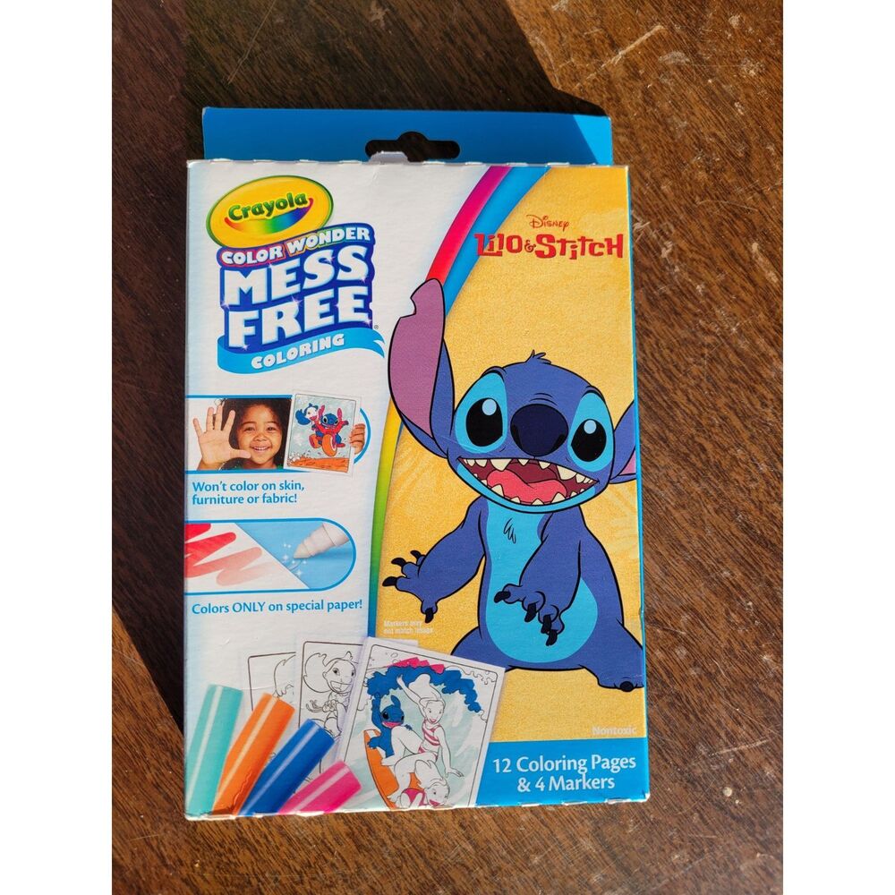 Crayola-Lilo and Stitch Color Wonder Mess Free pianting and Marker set